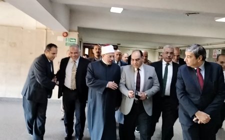 رئيس جامعة الزقازيق يستقبل رئيس جامعة الأزهر للاطمئنان على الحالة الصحية للطالبات المصابات