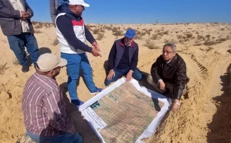 مركز بحوث الصحراء يواصل جهوده في حصر وتصنيف الأراضي الزراعية بمنطقة بئر العبد بشمال سيناء