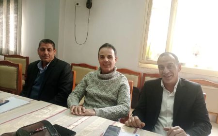 إجراء المقابلات مع المتقدمين للوظائف الإشرافية بكفر الشيخ