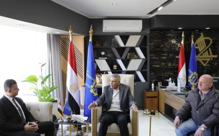 محافظ أسوان يلتقى وفد اللجنة الاقتصادية بالمجلس القومى لحقوق الإنسان