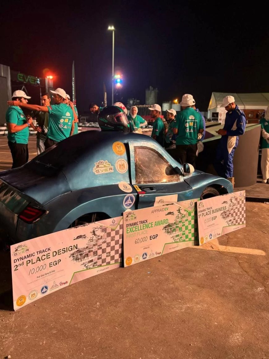 فريق “Menofia Racing Team” بهندسة شبين ينافس 50 فريقا على مستوى العالم فى مسابقة shell eco marathon