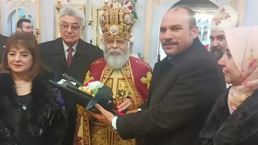 مستقبل وطن الشرقية يشارك الإخوة الأقباط أحتفالاتهم بعيد الميلاد المجيد ويقدم الهدايا والورود للأطفال وذويهم