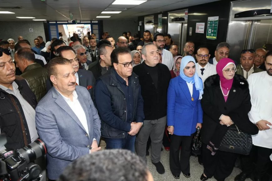 وزير الصحة يوجه بمراجعة الميكنة ويشيد بمنظومة العمل بشبين التعليمي خلال جولة بالمنوفية
