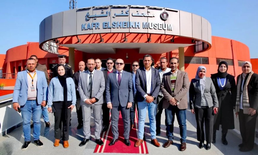 محافظ كفرالشيخ يتفقد متحف آثار المحافظه القومى