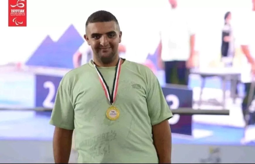 جامعة القناة تحتفي بالبطل أحمد طلعت أول الجمهورية في رفع الأثقال