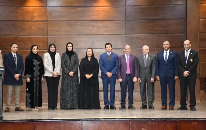 خلال توقيع بروتوكول تعاون بين المنظمتين المصرية والاماراتية لمكافحة المنشطات ..وزير الرياضة مصر من افضل 50 منظمة علي مستوي العالم