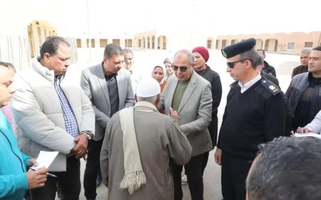 محافظ المنيا يتابع أعمال تطوير منطقة ماقوسة وسوق الجملة الجديد