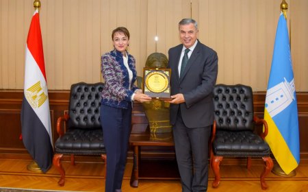 محافظ الإسكندرية يستقبل سفيرة رومانيا بالقاهرة لتوطيد أواصر التعاون بين البلدين