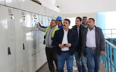 رئيس مياه الشرقية  في جولة ميدانية لقطاع الشمال.. ويؤكد استمرار جولاته  لمتابعه الحالة الفنية وانتظام العمل