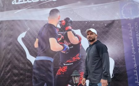 إنجاز جديد للكابتن خلف القناوي في بطولة المملكة للفنون القتالية المختلطة