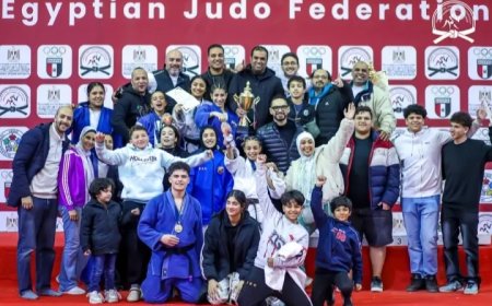 اولاد الشمس وبنات المشروع القومي للموهبة ابطال الجمهوريةللجودو