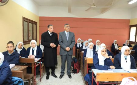 في ثان أيام الفصل الدراسي الثاني.. محافظ الجيزة يتابع انتظام العملية التعليمية بمدارس أبوالنمرس والدقي والعجوزة