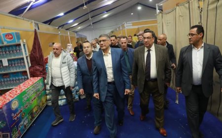 استعدادا لافتتاحهما..  محافظ الجيزة يعاين التجهيزات النهائية بمعرضي “أهلًا رمضان” بالعمرانية وإمبابة