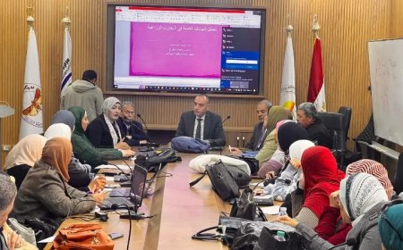 وقاية النباتات ينفذ برنامجًا تدريبيًا متقدمًا حول استخدام البيانات الكمية في التجارب الزراعية