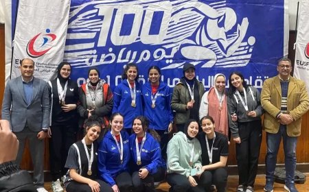 جامعة القناة تحصد الذهبية والفضية ببطولة الشهيد الرفاعي لتنس الطاولة