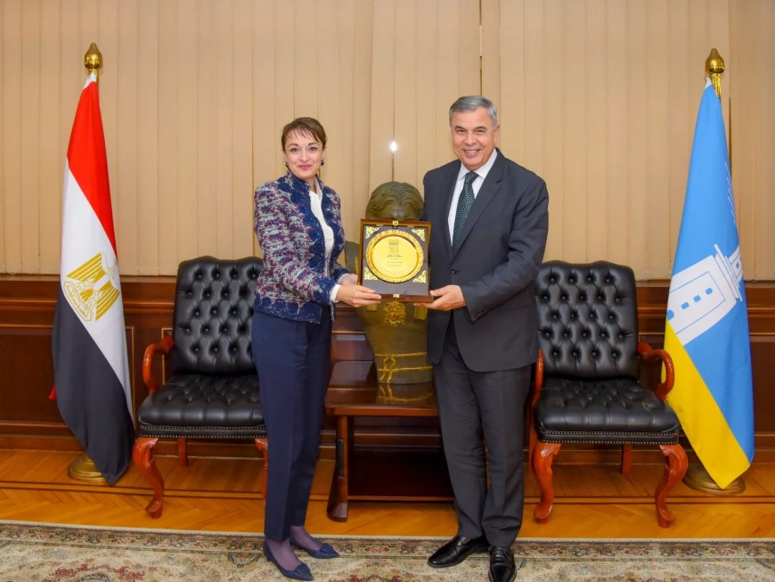 محافظ الإسكندرية يستقبل سفيرة رومانيا بالقاهرة لتوطيد أواصر التعاون بين البلدين