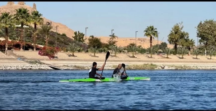 تجديف اسوان يفوز ببطوله جنوب الوادي للكانوي و الكياك