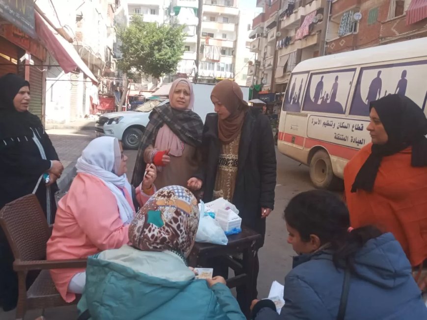 حي وسط الإسكندرية ينظم قافلة طبية مجانية بالحضرة الجديدة ضمن مبادرة “بداية جديدة”
