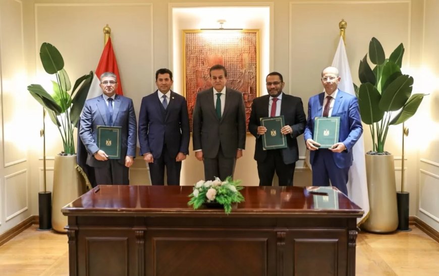 وزيرا الصحة والشباب والرياضة شهدا توقيع مذكرة تفاهم لسرعة إنقاذ الأشخاص المعرضين للإصابة بتوقف عضلة القلب المفاجئ
