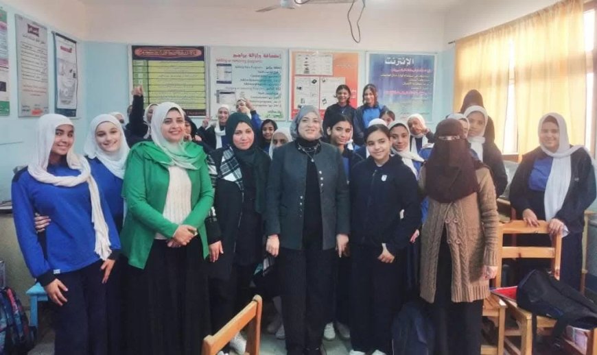 الأنشطة التربوية ودورها في دعم التعلم الأخضر في ندوة جامعة القناة بمدرسة خديجة بنت خويلد