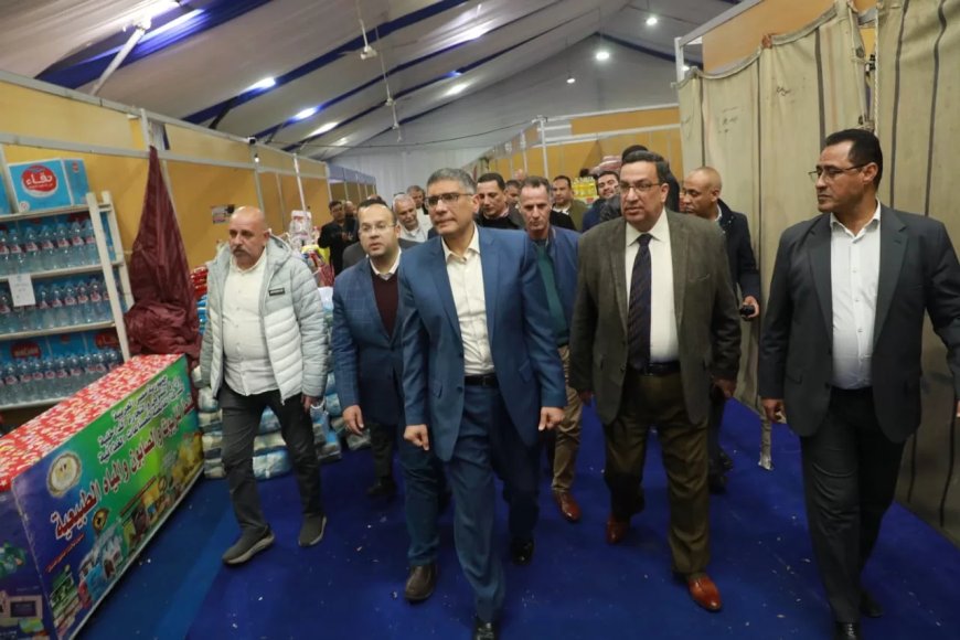 استعدادا لافتتاحهما..  محافظ الجيزة يعاين التجهيزات النهائية بمعرضي “أهلًا رمضان” بالعمرانية وإمبابة