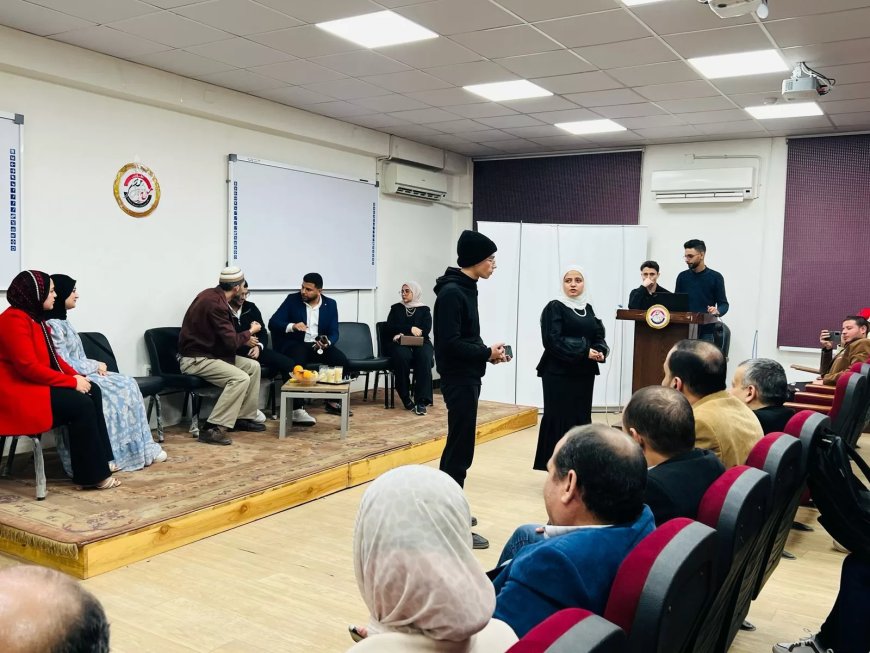 “يادي المنظرة” عرض مسرحي مميز لطلاب جامعة الدلتا التكنولوجية