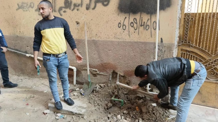 مياه الإسكندرية تواصل حملاتها لإزالة التعديات على شبكة مياه الشرب بنطاق فرع المندرة