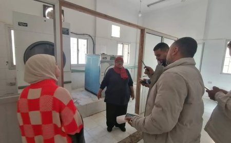 مدير إدارة المستشفيات والعلاج الطبيعي بالبحر الأحمر يتابع سير العمل بمستشفى سفاجا المركزي
