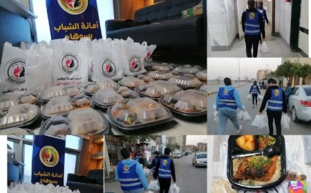 لليوم الخامس من رمضان.. حزب حماة الوطن بسوهاج يواصل توزيع مئات الوجبات والعصائر للصائمين