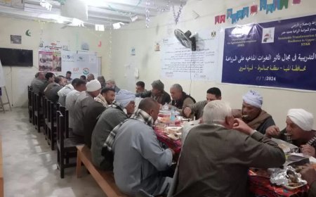 الهيئة الإنجيلية توزع 2100 وجبة إفطار لمزارعي المنيا