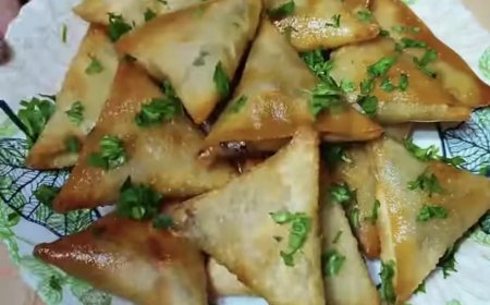 السمبوسة اللذيذة على سفرة رمضان بطريقه الشيف سماح ..بالفيديو