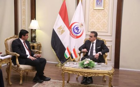 الصحة: مصر وطاجيكستان تبحثان تعزيز التعاون الصحي وتوسيع الشراكة الدوائية
