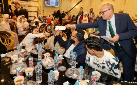 سفارة  تركيا تنظم حفل إفطار شعبى لـ 500 مواطن فى حى شبرا