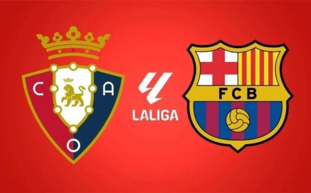 بث مباشر مباراة برشلونة وأوساسونا في الدوري الإسباني 2025