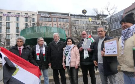 الجالية المصرية تشارك الجالية الفلسطينية عيد الفطر المبارك في برلين