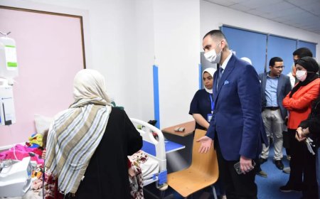 نائب وزير الصحة تفقد مستشفيات البحيرة والإسكندرية ويوجه باجراءات عاجلة لتحسين الخدمات الطبية