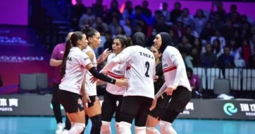 طائرة سيدات الزمالك في ربع نهائي كأس مصر