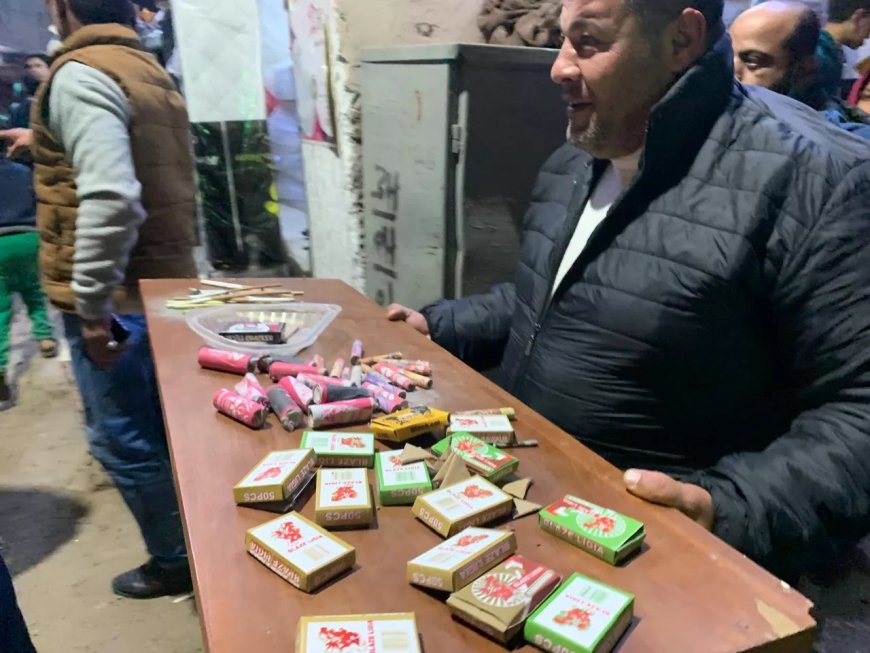 محافظة الجيزة تضبط ٢٠٠٠ وحدة ألعاب نارية متنوعة بأوسيم