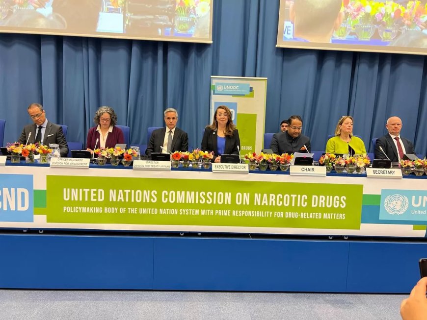 غادة والى تفتتح فعاليات اجتماعات اللجنة الدولية للرقابة على المخدرات بفيينا  