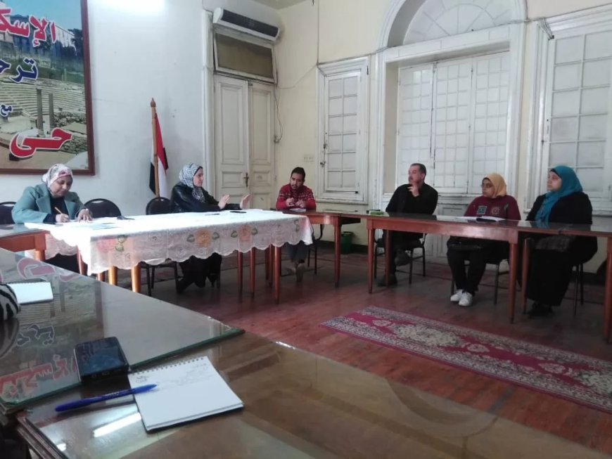 لجنة حماية الطفولة بحي وسط الإسكندرية تبحث آليات دعم الأطفال المعرضين للخطر