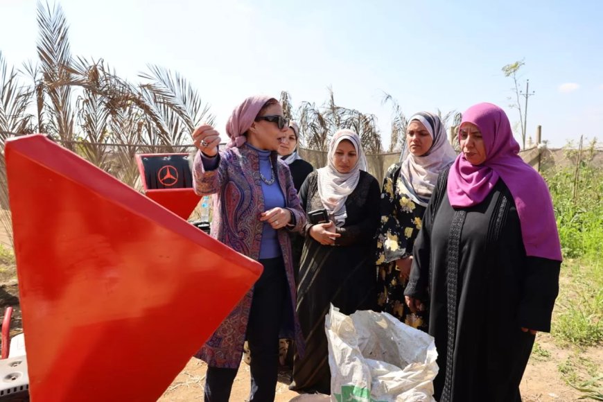 قومى المرأة يطلق مشروع انتاج السماد العضوي (الكمبوست) من تحويل المخلفات الزراعية بمحافظة القليوبية