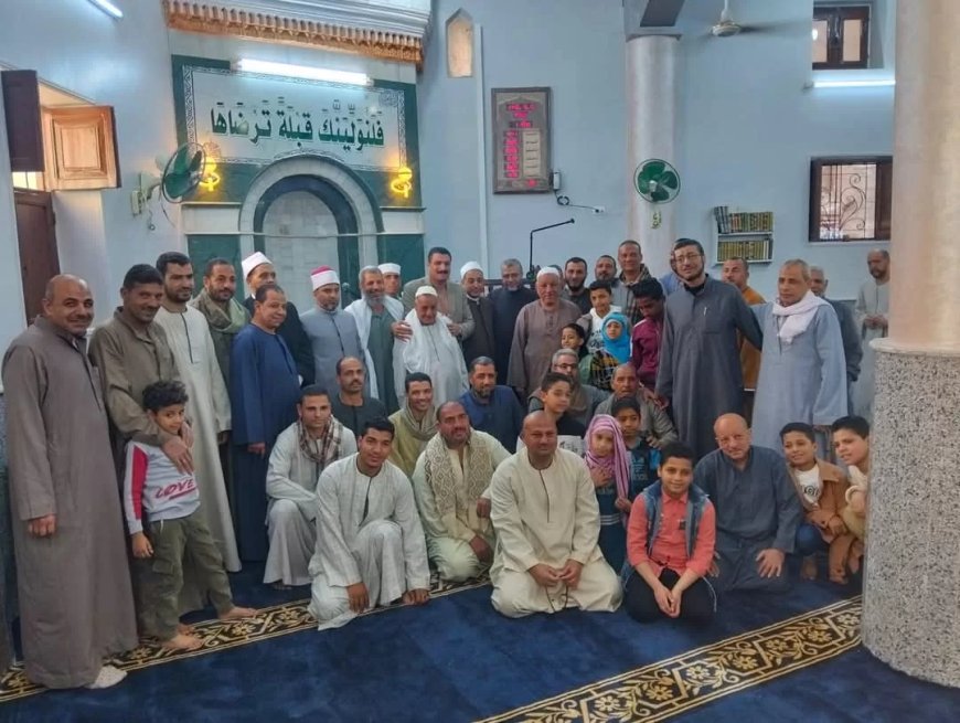 افتتاح مسجد عمار بن ياسر بقرية بني أحمد الغربية بالمنيا