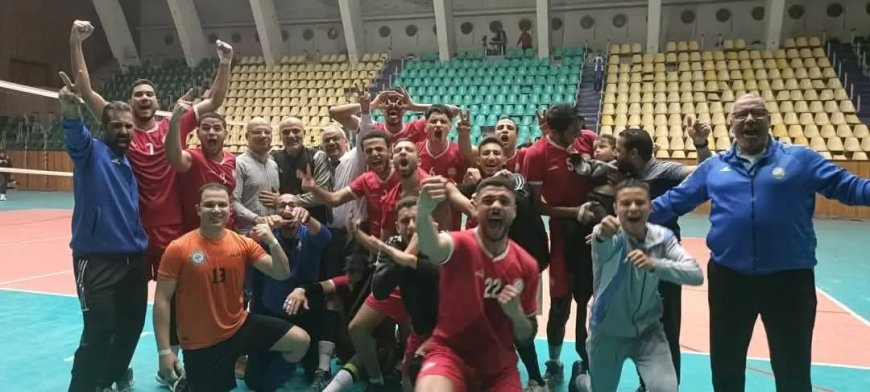 فريق كرة الطائرة بنادي المنيا يصعد إلى الدوري الممتاز بعد فوز مستحق على بني سويف
