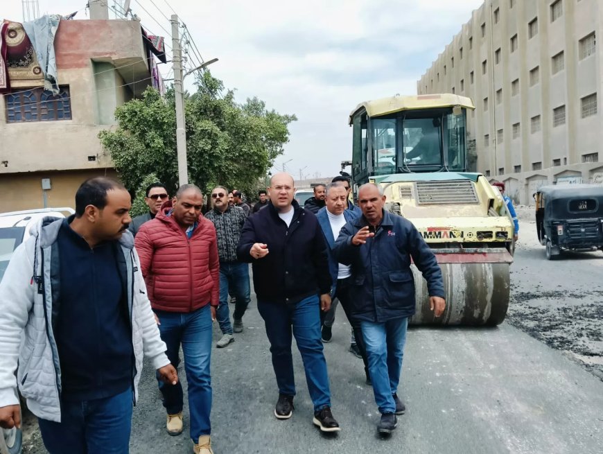 جولة ميدانية موسعة لنائب محافظ الجيزة بمركز الصف (صور)