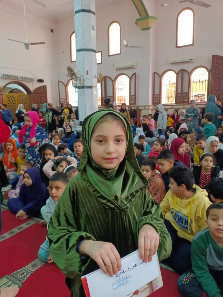 تكريم أكثر من 900 طفل فازوا في مسابقة حفظ جزء من القرآن الكريم بمسجد الحمراوي بكفر الشيخ