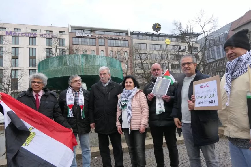 الجالية المصرية تشارك الجالية الفلسطينية عيد الفطر المبارك في برلين