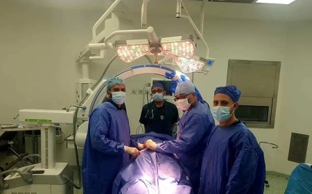 وزارة الصحة: إجراء أولى جراحات العمود الفقري بمستشفى بوحدة جراحة المخ والأعصاب بمستشفى العدوة المركزي بمحافظة المنيا