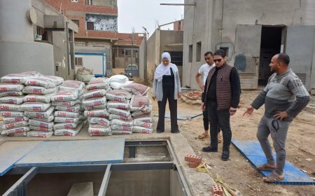 رئيس مياه بني سويف تتفقد الأعمال الجارية بمحطتي كفر ناصر والفقاعي