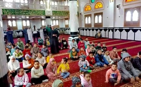 انطلاق برنامج لقاء الجمعة للأطفال من مسجد النور بالرياض في كفر الشيخ