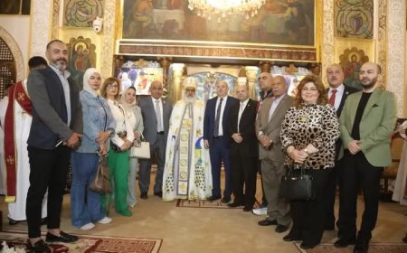 وفد “الشعب الجمهوري” يهنئ أقباط الجيزة بعيد القيامة المجيد في أجواء من المحبة والوحدة الوطنية